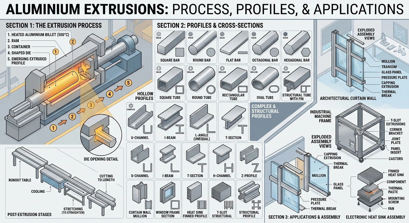 What Are Aluminium Extrusions? Complete Guide to Profiles and Applications