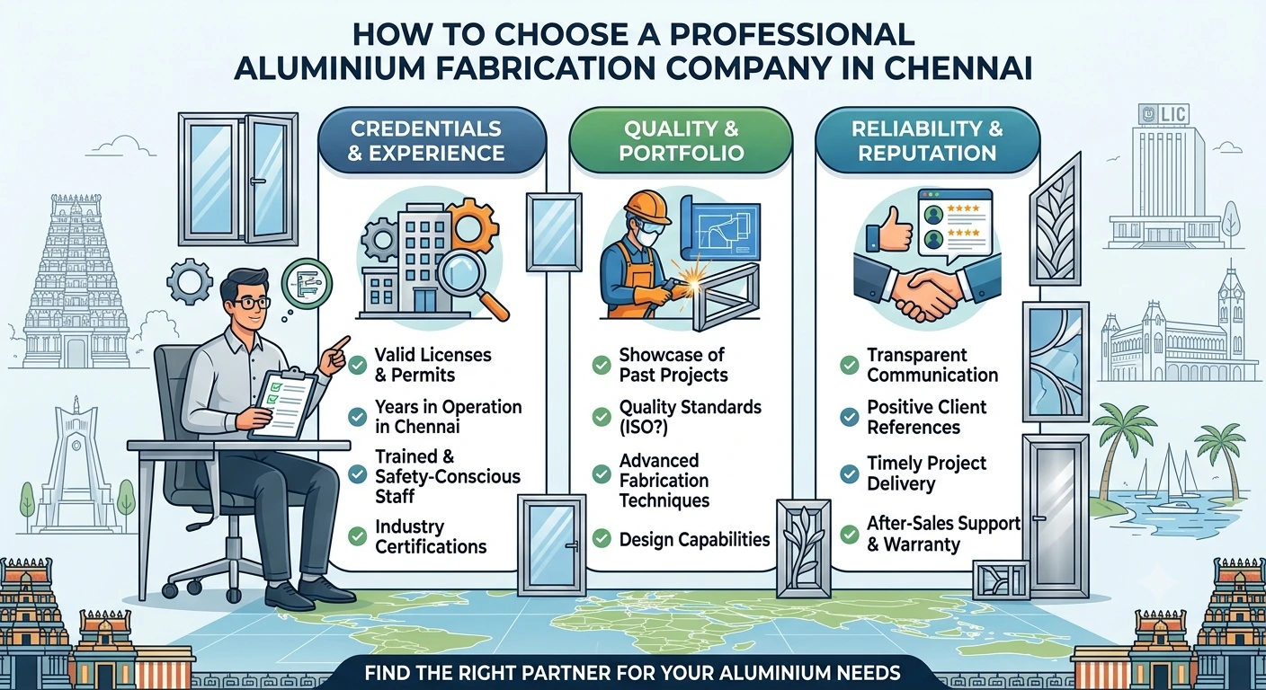 How to Choose a Professional Aluminium Fabrication Company in Chennai