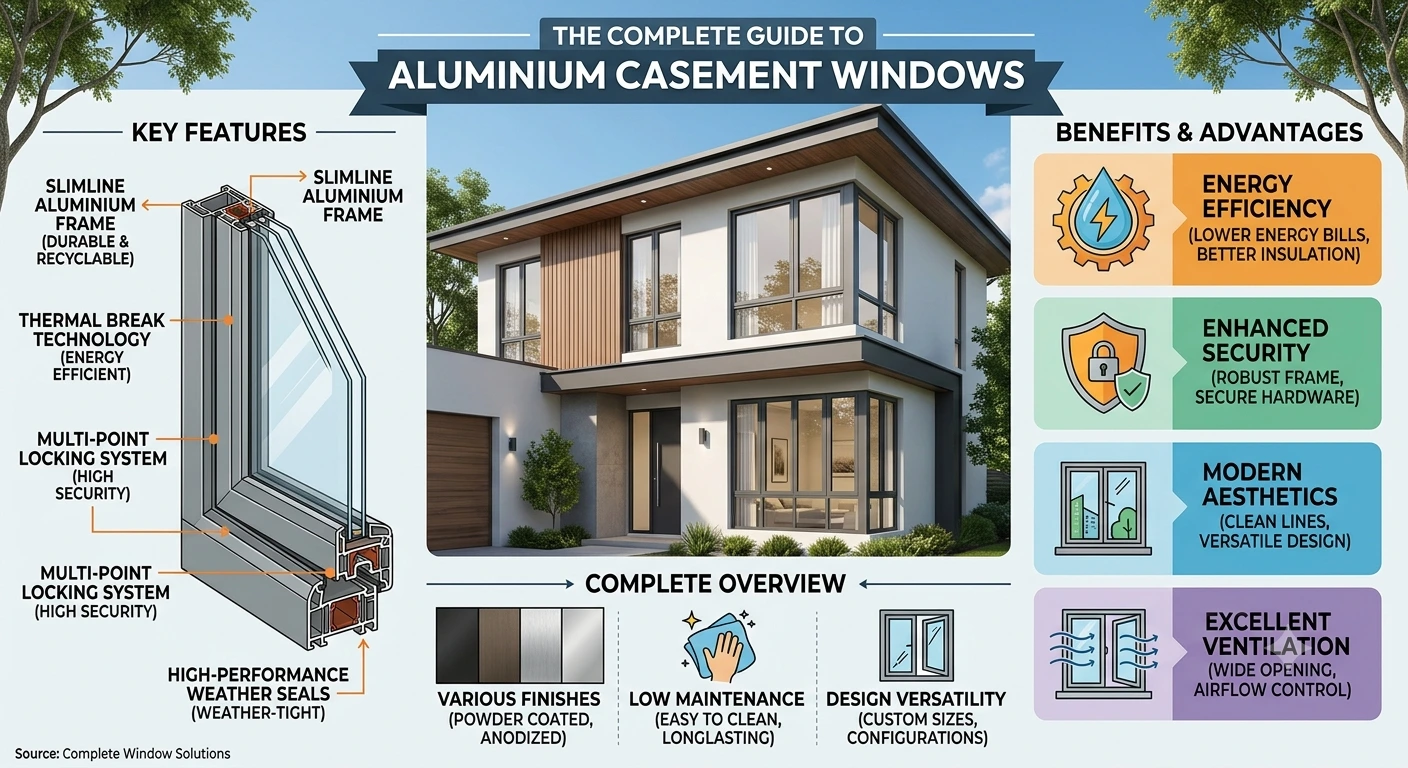 Aluminium Casement Windows: Features, Benefits and Complete Guide