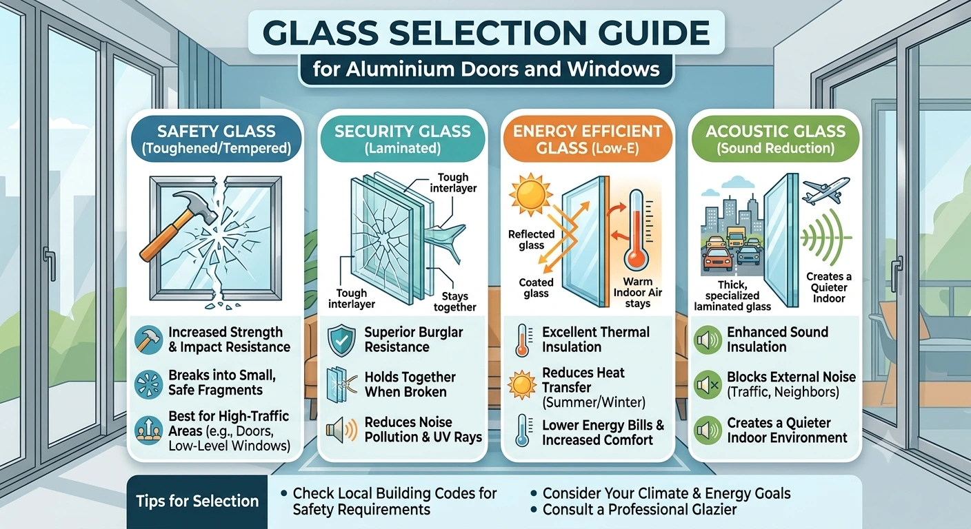 Glass Selection Guide for Aluminium Doors and Windows